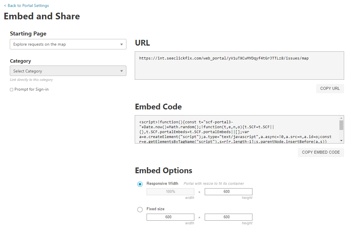 Share and embed options.