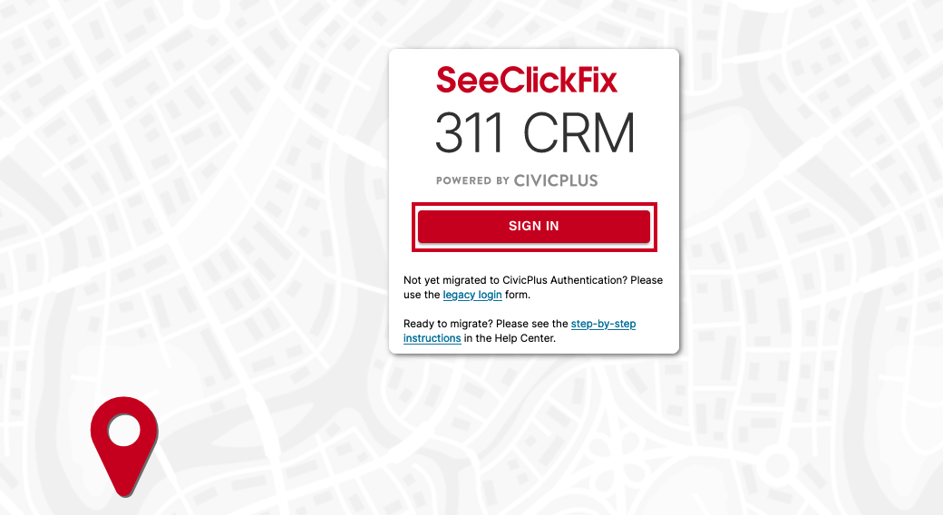 Login Screen.