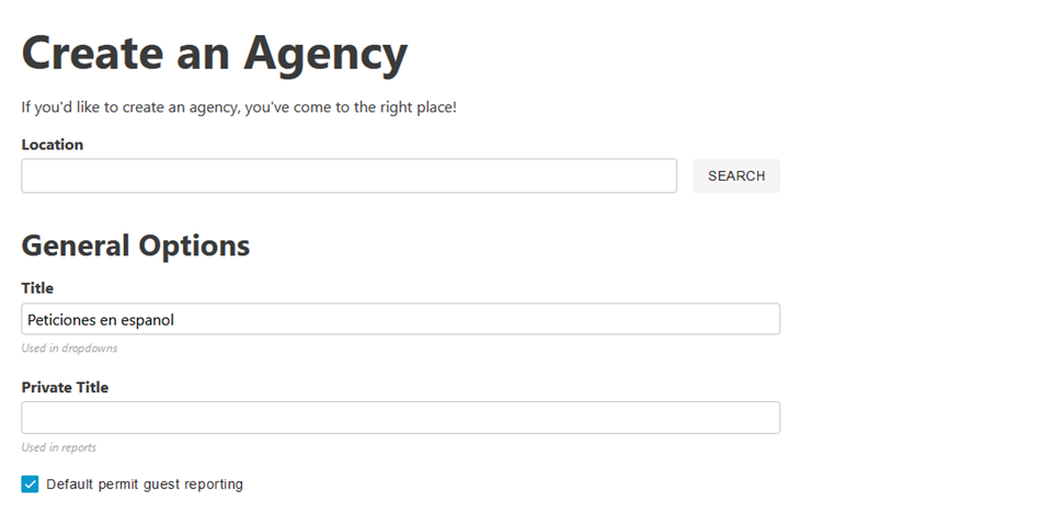 create agency.