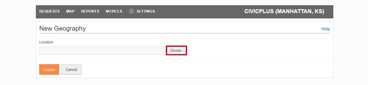 choose button.