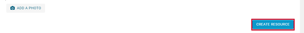create resource button.