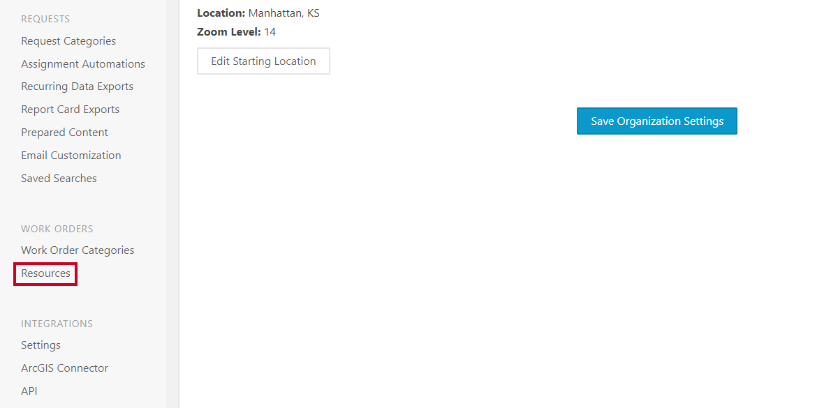 resources tab.
