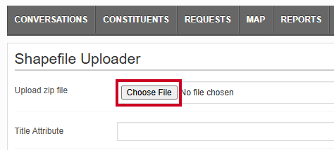 choose a file button.