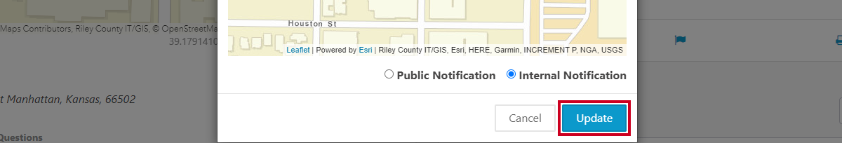 update button.