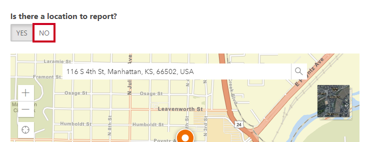 no address available