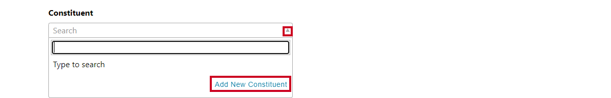add new constituent button.