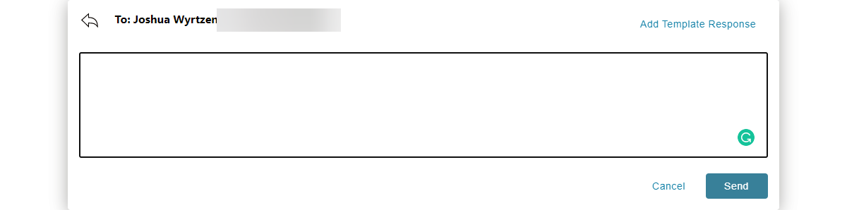 Reply text box.