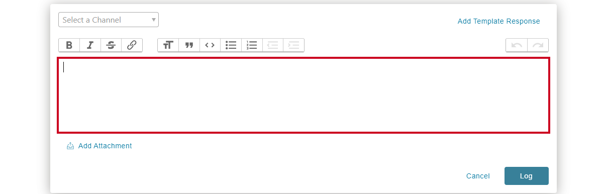 Type response.