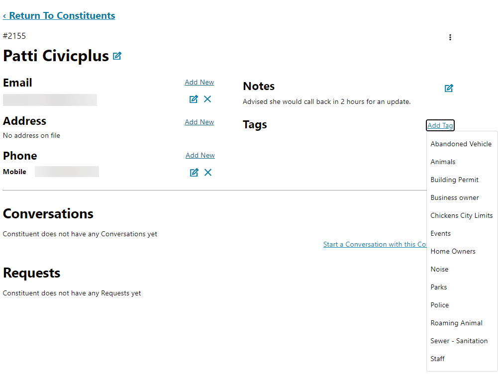 SCF Select Tags From Dropdown.